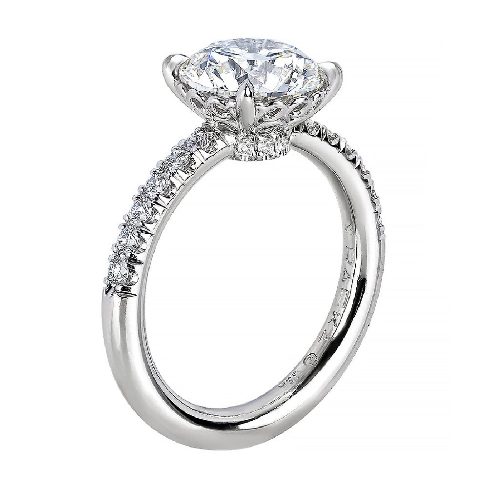 Diamond Pavé Crown Engagement Ring Diamond Pavé Crown Engagement Ring