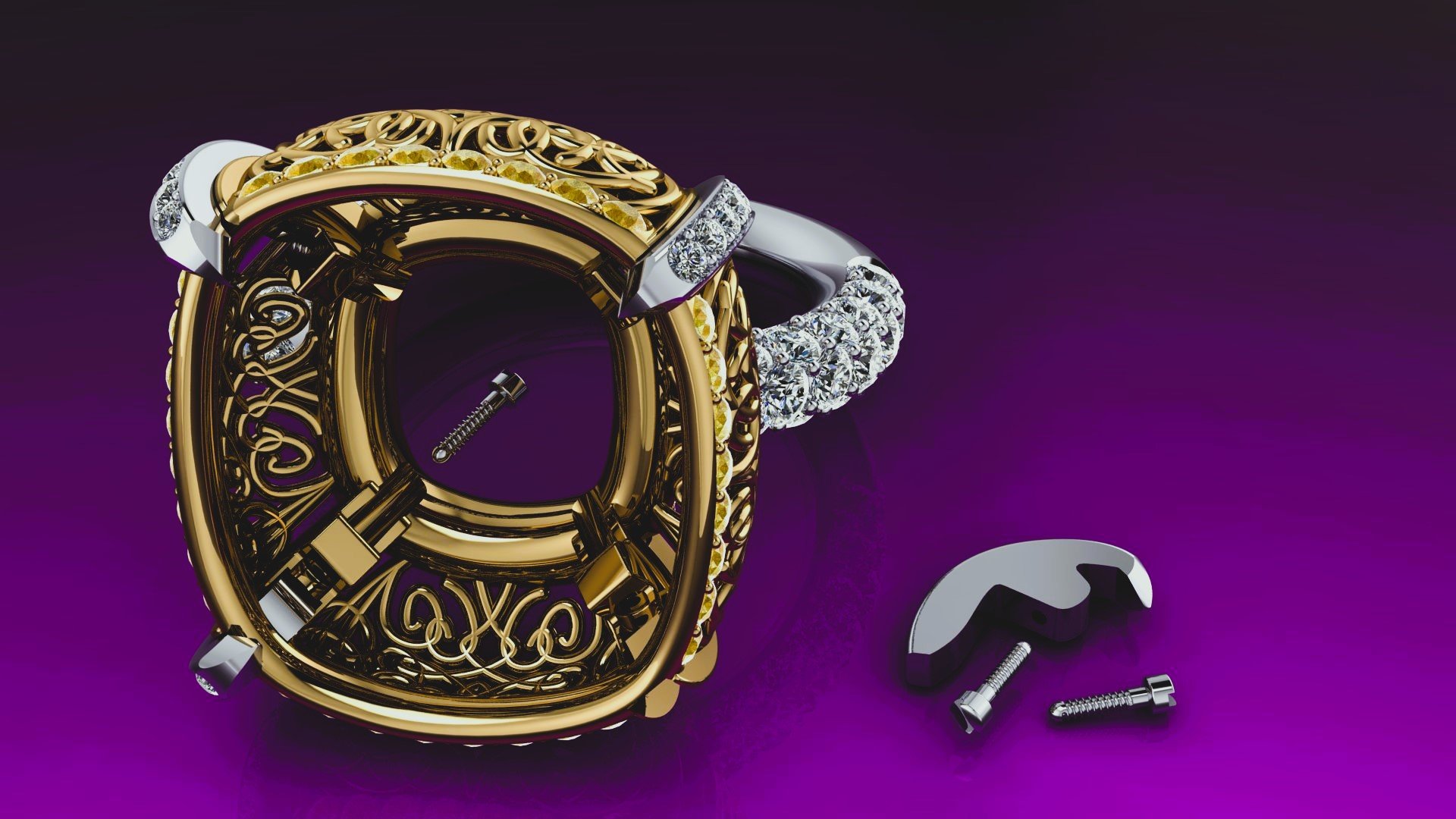 Craftsmanship_01 high end custom engagement ring